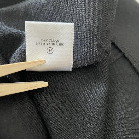 A.L.C. Pants Drew Size 4 Black Front Seam Crop Flare Knit Stretchy Kick Flare - Picture 11 of 11